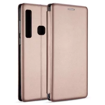   Beline Book Magnetic oldalra nyíló tok iPhone 11 Pro, rozéarany tok