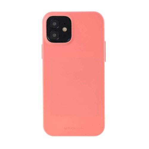 Mercury Soft Silicone Case hátlap, tok iPhone 12 Pro Max 6.7", rózsaszín