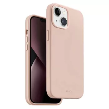   UNIQ Lino Hue MagSafe tok iPhone 14 Plus/15 Plus 6.7" Magclick, rózsaszín