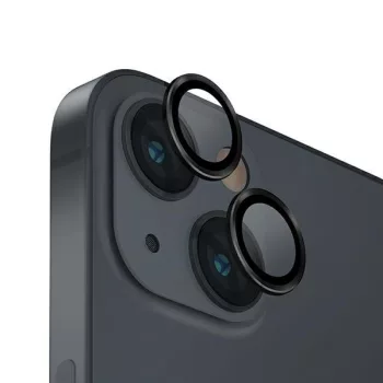   UNIQ Optix alumínium kamera objektívvédő iPhone 14 6.1"/14 Plus 6.7" éjfekete