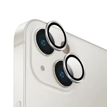   UNIQ Optix alumínium kamera objektívvédő iPhone 14 6.1"/14 Plus 6.7", ezüstszilva