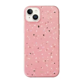   UNIQ Coehl Terrazzo tok iPhone 14 Plus/15 Plus 6.7", rózsaszín
