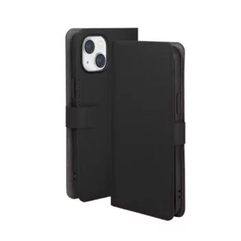   UNIQ Journa oldalra nyíló tok iPhone 14 Plus/15 Plus 6.7", fekete