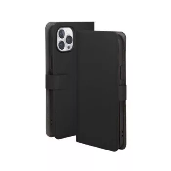   UNIQ book Journa iPhone 14 Pro 6,1" oldalra nyíló tok, fekete