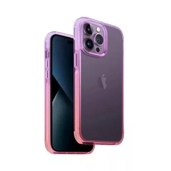   UNIQ Combat Duo ütésálló tok iPhone 14 Pro 6.1", lila, rózsaszín