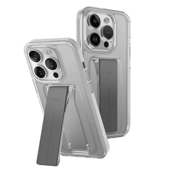   UNIQ tok Heldro Mount állvánnyal iPhone 15 Pro 6.1", átlátszó