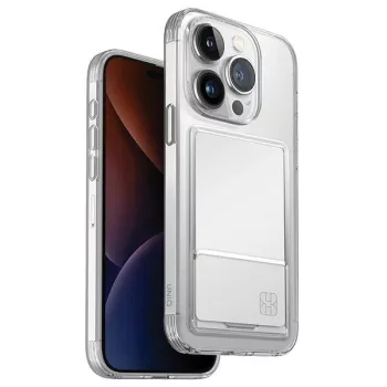   UNIQ Air Fender ID iPhone 15 Pro Max 6.7" tok, átlátszó
