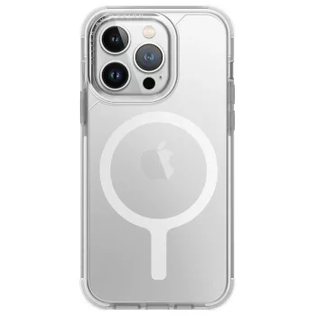   UNIQ Combat Duo MagSafe ütésálló tok iPhone 15 Pro Max 6.7" Magclick, fehér