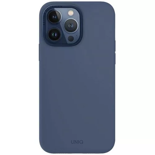 UNIQ Lino Hue MagSafe tok iPhone 15 Pro Max 6.7" Magclick, sötétkék