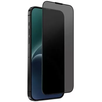   UNIQ Optix Privacy iPhone 15 6.1"/14 Pro 6.1" adatvédelmi edzett üvegfólia applikátorral