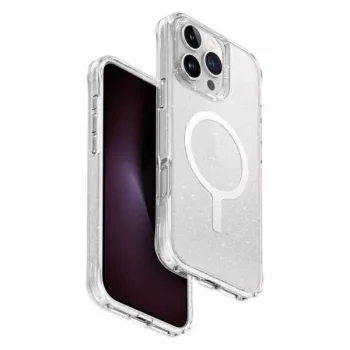   UNIQ LifePro Xtreme MagSafe Glitter tok iPhone 16 Pro Max 6.9" Magclick, átlátszó