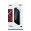 UNIQ Optix Vivid iPhone 16 Pro 6.3", átlátszó edzett üvegfólia applikátorral