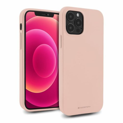 Mercury Soft Silicone Case hátlap, tok iPhone 13 Pro 6.1", rózsaszín
