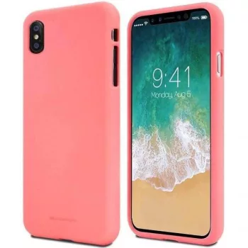   Mercury Soft Silicone Case hátlap, tok iPhone 13 Pro 6.1", rózsaszín