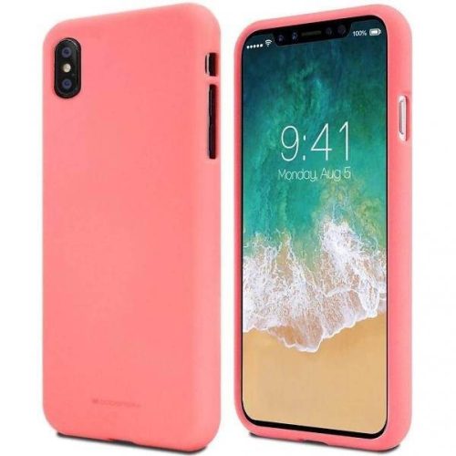 Mercury Soft Silicone Case hátlap, tok iPhone 13 Pro 6.1", rózsaszín