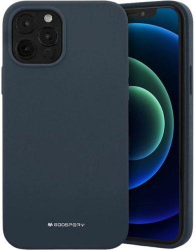Mercury Silicone hátlap, tok iPhone 13 Pro 6.1", sötétkék