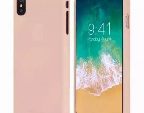 Mercury Soft Silicone Case hátlap, tok iPhone 13 Pro Max 6.7", rózsaszín