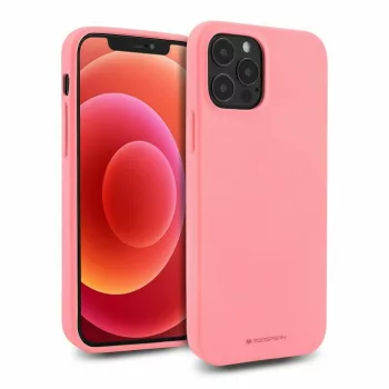   Mercury Soft Silicone Case hátlap, tok iPhone 13 Pro Max 6.7", rózsaszín