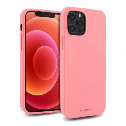 Mercury Soft Silicone Case hátlap, tok iPhone 13 Pro Max 6.7", rózsaszín