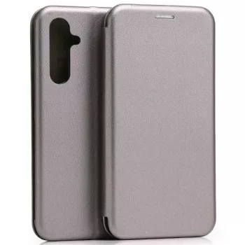   Beline Book Magnetic oldalra nyíló tok Samsung A54 5G A546, sötétszürke