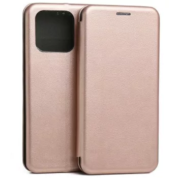   Beline Case Book Magnetic Xiaomi 13 oldalra nyíló tok, rozéarany