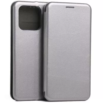  Beline Book Magnetic oldalra nyíló tok Xiaomi 13, sötétszürke