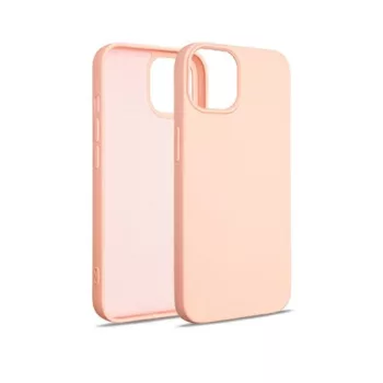   Beline Silicone Case hátlap, tok iPhone 15 6.1", rozéarany