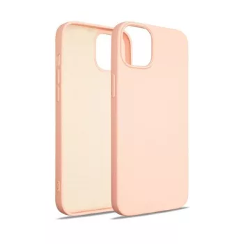   Beline Silicone Case hátlap, tok iPhone 15 Plus 6.7", rozéarany