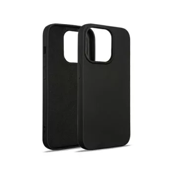  Beline Silicone Case, hátlap, tok iPhone 15 Pro 6.1", fekete