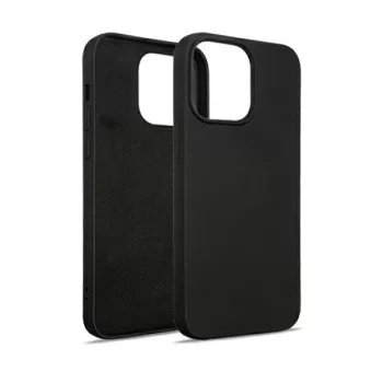   Beline Silicone Case, hátlap, tok iPhone 15 Pro Max 6.7", fekete