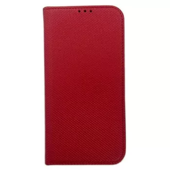   Smart Magnet oldalranyíló tok iPhone 15 Pro 6.1", piros