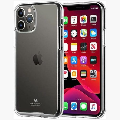 Mercury Jelly Clear iPhone 14 Pro 6.1" szilikon tok, átlátszó