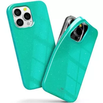   Mercury Jelly Case iPhone 14 Pro 6,1", szilikon tok, mentazöld