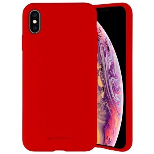 Mercury Silicone hátlap, tok iPhone 14 Pro 6.1", piros
