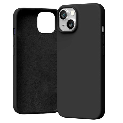 Mercury Silicone hátlap, tok iPhone 14 Plus 6.7" 6.7", fekete