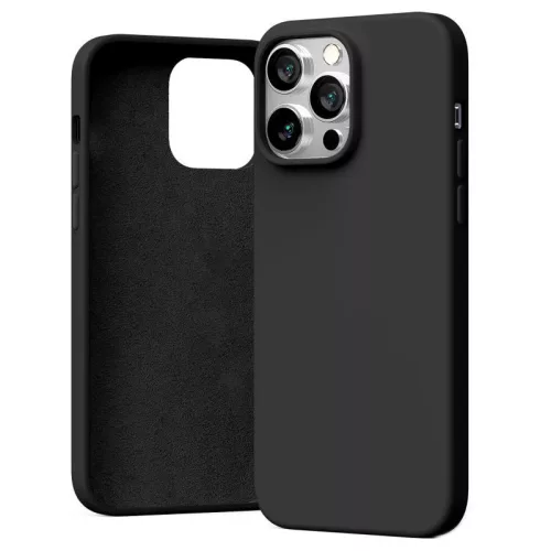 Mercury Silicone hátlap, tok iPhone 14 Pro Max 6.7", fekete