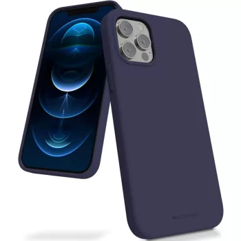   Mercury Silicone hátlap, tok iPhone 14 Pro Max 6.7", sötétkék