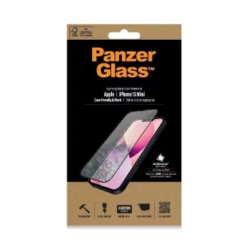   PanzerGlass kijelzővédő üvegfólia E2E iPhone 13 Mini 5,4" tokbarát antibakteriális 5D teljes kijelzős