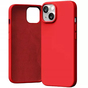 Mercury Silicone hátlap, tok iPhone 15 6.1", piros