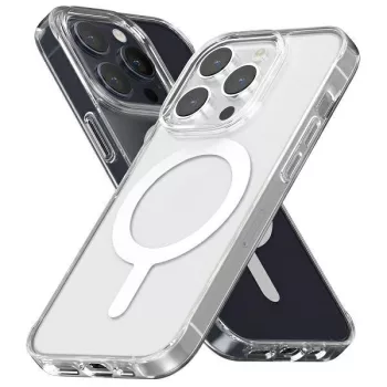   Mercury Jelhard MagSafe hátlap, tok iPhone 15 Pro 6,1", átlátszó