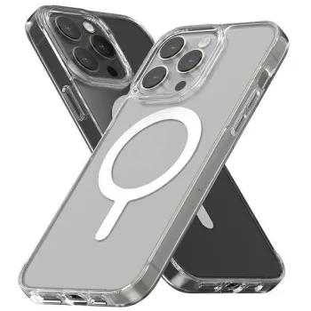  Mercury Jelhard MagSafe hátlap, tok iPhone 15 Pro Max 6,7", átlátszó