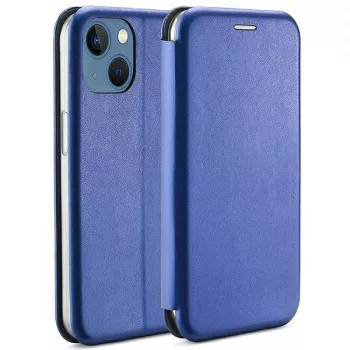   Beline Book Magnetic oldalra nyíló tok iPhone 14 Plus 6.7", kék
