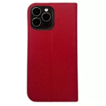   Smart Magnet oldalranyíló tok iPhone 14 Pro Max 6.7", piros