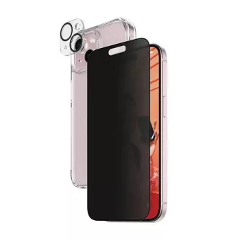   PanzerGlass Szett 3in1 iPhone 15 6.1" D3O Tok + Betekintésgátló üvegfólia + kameravédő