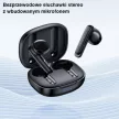 Awei T66 TWS Bluetooth 5.3 headset akkumulátoros töltő tokkal, fekete