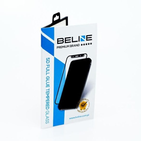 Beline iPhone 15 Glass Screen 5D Full Glue teljes kijelzős edzett üvegfólia, 9H keménységű, fekete