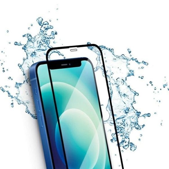 Beline iPhone 15 Pro Glass Screen 5D Full Glue teljes kijelzős edzett üvegfólia, 9H keménységű, fekete