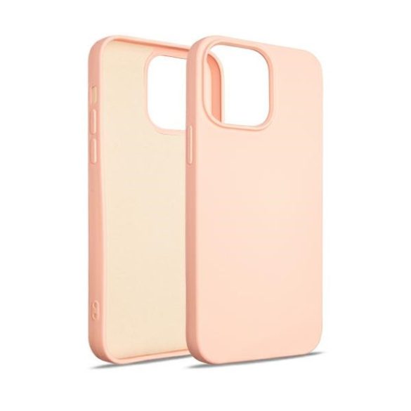 Silicone Case iPhone 14 Pro Max hátlap, tok, rozé arany