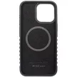 Audi Genuine Leather MagSafe iPhone 14 Max (AU-TPUPCMIP14PM-R8/D3-RD) MagSafe hátlap, tok, fekete-piros
