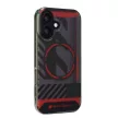 Audi IML Sport MagSafe iPhone 16 (AUS-IMLMIP16-RSQ/D2-BK) Magsafe kompatiblis hátlap, tok, fekete